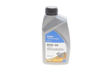 Масла трансмиссионные 80W90 Gear Oil 4 (1L) (GL5/MIL-L-2105D/MAN 342 M-2/Volvo 1273.10) Delphi 93892551