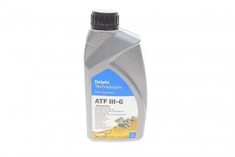 Масло трансмиссионное ATF Dexron III-G (1L) (Dexron III-H/MB 236.2/Ford M2C166-H/M2C138-CJ) Delphi 93892748