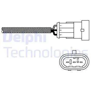 Датчик кисню Delphi ES10971-12B1