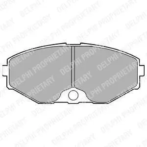 Тормозные колодки дисковые Nissan Maxima "F" 89-06 Delphi LP1058