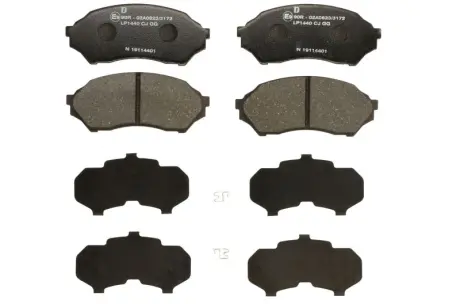 Комплект гальмівних колодок Delphi LP1440