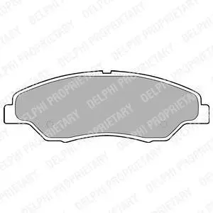 Тормозные колодки дисковые KIA Sportage "F" 99-04 Delphi LP1634