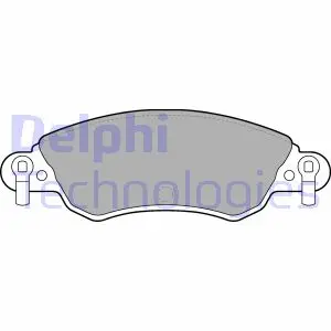 Комплект гальмівних колодок Delphi LP1656