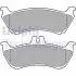 Тормозные колодки дисковые MERCEDES ML(W163) &quot;R&quot; 98-05 Delphi LP1692 (фото 1)