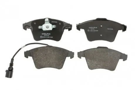 Тормозные колодки дисковые VW T5"F"03>> Delphi LP1913