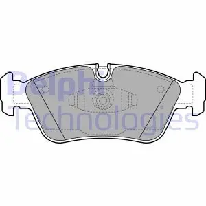 Тормозные колодки дисковые BMW 1(E81)/3(E90) "F" 05-15 Delphi LP1925