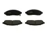 Тормозные колодки дисковые NISSAN Leaf/Navara/Pathfinder &quot;F&quot; 05&gt;&gt; Delphi LP2011 (фото 1)