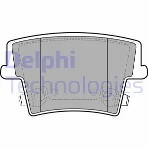Тормозные колодки, дисковые. Delphi LP2035
