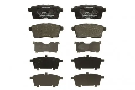 Тормозные колодки дисковые MAZDA CX-7/CX-9"R"07>> Delphi LP2052