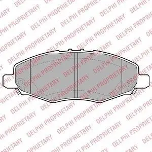 Гальмівні колодки, дискові Delphi LP2059