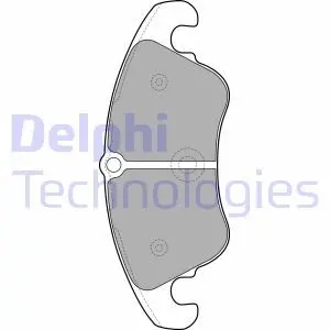 Комплект тормозних колодок, дисковий тормоз Delphi LP2077