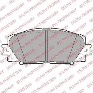 Тормозные колодки, дисковые. Delphi LP2135