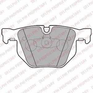 A_Гальмівні колодки дискові BMW 3(E90)/X1(E84) "R "05>> Delphi ="LP2256"