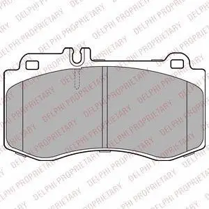 Тормозные колодки, дисковые. Delphi LP2304