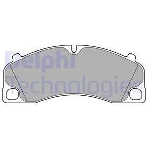 Комплект гальмівних колодок з 4 шт. дисків Delphi LP2500