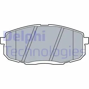 Комплект тормозных колодок Перёд HYUNDAI CRETA, KONA, KONA/SUV KIA CERATO II 1.0-2.4 09.09- Delphi LP3513