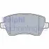 Комплект тормозных колодок Перёд DACIA DUSTER NISSAN MICRA IV, MICRA V, NOTE SUZUKI SWIFT III 0.9-1.6 02.05- Delphi LP3550 (фото 1)