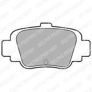 Гальмівні колодки дискові NISSAN Micra "R "93-02 Delphi LP780