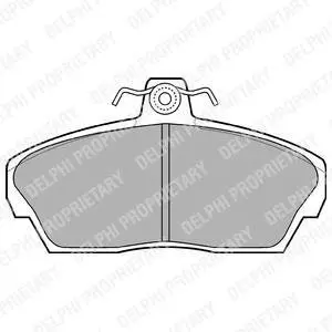 Гальмівні колодки дискові HONDA/ROVER Civic/25/45/200/400/800 \'\'F \'\'91-06 Delphi LP911