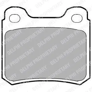 Гальмівні колодки дискові MERCEDES 190(W201)/C(W202)/E(W124) "R "84-00 Delphi LP915