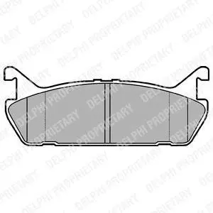 Гальмівні колодки дискові SUZUKI/DAIHATSU/MAZDA Baleno/Applause/MX5/323/RX7 "F "89-02 Delphi LP931