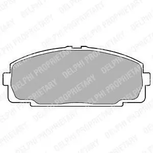 Гальмівні колодки, дискові Delphi LP989