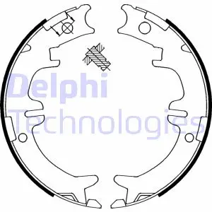 Гальмівна колодка Delphi LS1892 (фото 1)