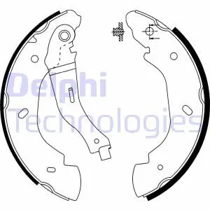 Комплект тормозных колодок Delphi LS1915