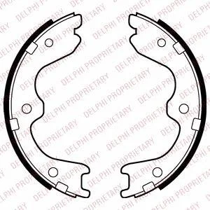 Колодки гальмівні барабанні (комплект 4 шт) Delphi LS2029