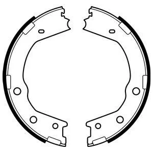 Колодки гальмівні барабанні (комплект 4 шт) Delphi LS2067