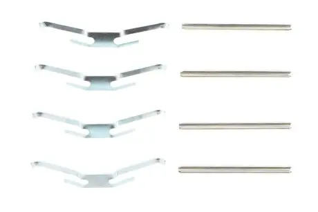 Планка суппорта (переднего) прижимная (к-кт) Opel Kadett E/Corsa A 1.0-2.0 75-93 Delphi LX0035