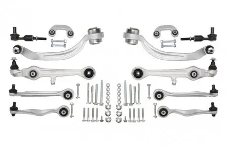 Комплект рычагов подвески (передней) Audi A4/A6/Skoda SuperB/VW Passat B5 94-08 (с болтами) Delphi TC1300KIT