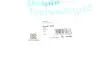 Сайлентблок SEAT/SKODA/VW Cordoba/Ibiza/Fabia/Roomster/Polo &quot;F &quot;99&gt;&gt; Delphi TD410W (фото 2)