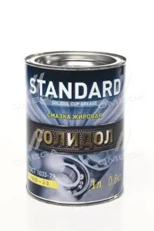 Смазка Солидол Standard (Банка жесть 1л /0,8кг) <ДК> (24шт ящ) Дорожня карта Dk-Дорожня Карта 41071028317