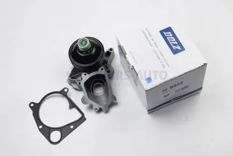 Водяний насос Omega/BMW 3/5/7/X5 (E46/E39/E38/E53) 2.5-3.0 DTI 98- DOLZ B222