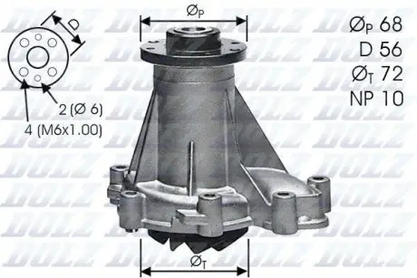 Насос водяной DOLZ M276