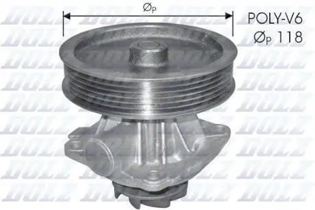 Насос системы охолодження DOLZ S225