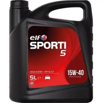 Олива моторна SPORTI 5 15W-40 (Каністра 5л) ELF 214300