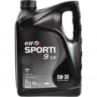 Олива моторна SPORTI 9 C4 5W-30 (Каністра 5л) ELF 214332