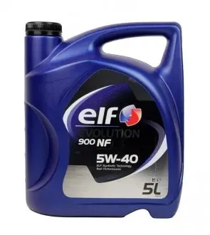 Масло моторн. Evolution 900 NF 5W-40 (Канистра 5л) ELF 216651