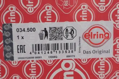 Прокладка впускного коллектора Mitsubishi Colt V/ Lancer VI 1.3 95-03 ELRING 034.500
