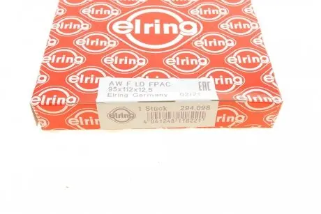 Сальник REAR PSA CRD93 95X112X12.5 ELRING 294.098