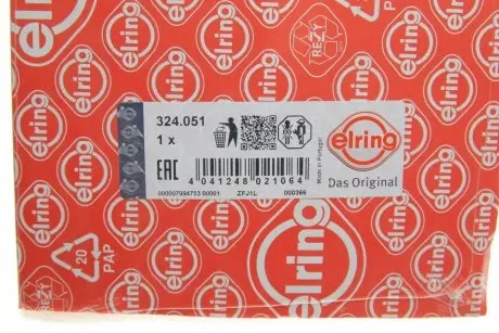 Прокладка крышки клапанов VW LT 28-35 I/LT 40-55 I 2.4D 78-96 ELRING 324.051