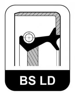 Сальник коленвала зад. Mercedes Benz M102 (93х117х12) ELRING 344.230