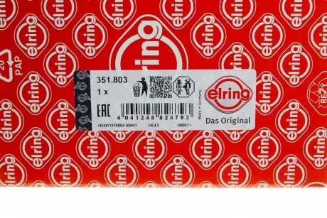 Прокладка ГБЦ Volvo S60 II/V60/V90 II/XC70 II 2.0 D 13-(1.3mm) 4 метки ELRING 351.803