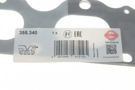 Прокладка выпускного коллектора Opel Astra J/H/Vectra C ELRING 355.340