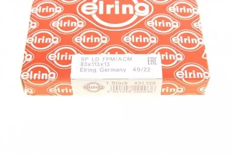 Сальник гумометалевий ELRING 431.120
