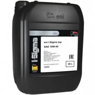 Масло моторн. i-Sigma top 10W-40 (Канистра 20л) Eni 106950