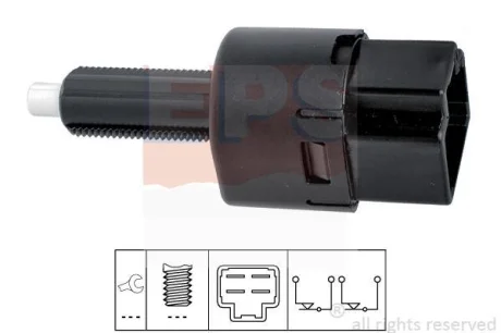 Датчик педалі гальма Nissan Qashqai II 1.6-2.0 13-/Renault Koleos 2.0-2.5 08- EPS 1.810.202