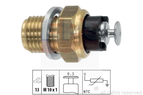 Датчик температури оливи Audi 80/100 1.6D-2.5TDI 83-91 EPS 1.830.093